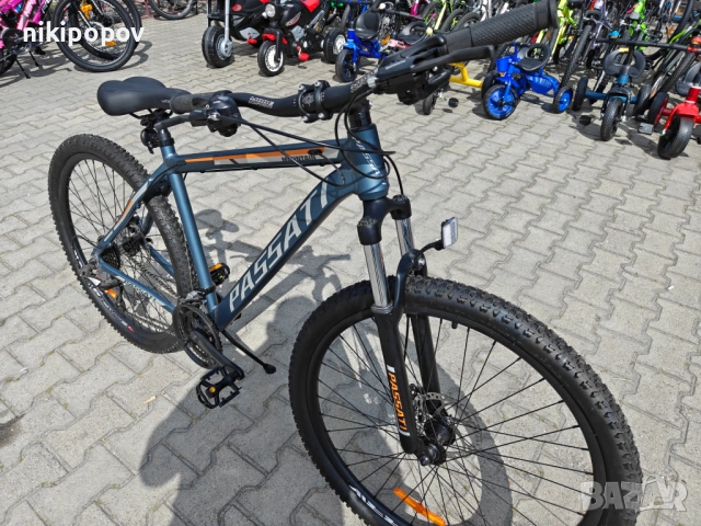 BG Алуминиев велосипед 27.5" PASSAT сив, снимка 4 - Велосипеди - 54398958