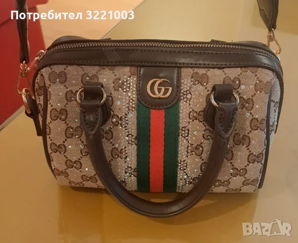 Дамска  чанта Гучи, снимка 5 - Чанти - 55421749