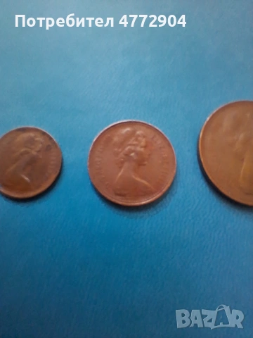 сет 1971 GB 1/2 New Penny/Half /,1 Penny,2 new Pence, снимка 5 - Нумизматика и бонистика - 55005307
