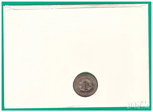 5 МАРКИ 1988 ГОДИНА В НУМИЗМАТИЧЕН ПЛИК (Numisbrief)  - ГДР, снимка 5 - Нумизматика и бонистика - 55627304