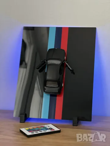 уникален BMW/БМВ M3 умален метален модел с LED, снимка 4 - Коли, камиони, мотори, писти - 55575580