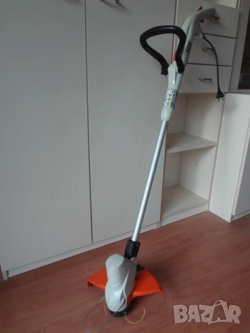Оригинален немски тример (косачка) - STIHL FSE 52 - 500Wt. - като нов, снимка 4 - Градинска техника - 55675614