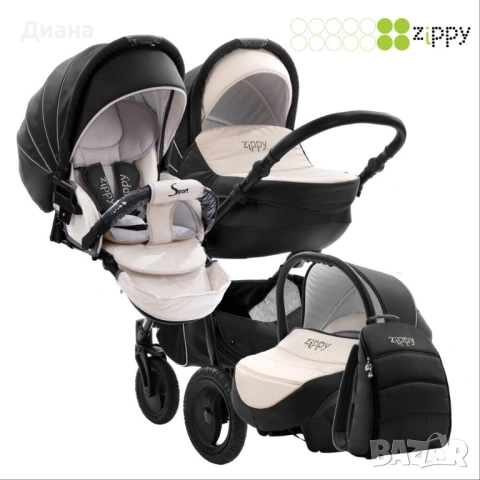 Бебешка количка Zippy 3 в 1, снимка 16 - Детски колички - 54908602