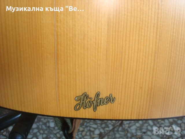 Класическа китара Höfner 4/4 с колан Фендер и кожен калъф, снимка 3 - Китари - 55059607
