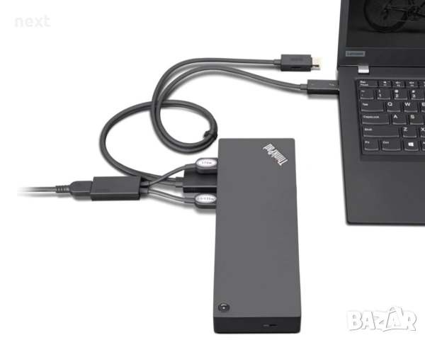 НОВА докинг станция Lenovo ThinkPad Thunderbolt 3 Workstation Dock Gen 2 40AN, снимка 6 - Лаптоп аксесоари - 54825213