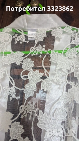 Дамски дантелен халат , снимка 2 - Рокли - 54176360