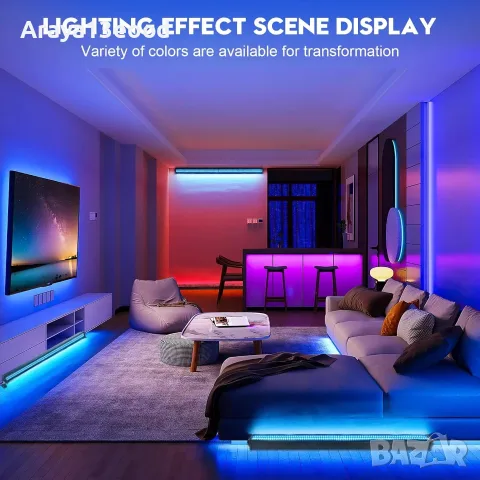 Комплект 2 LED RGB Wall Washer прожектора 70W с 336 LED и DMX, снимка 5 - Лед осветление - 55377839