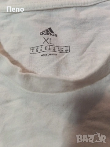 Памучна тениска Adidas, снимка 2 - Тениски - 55165047