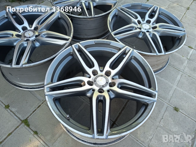 Джанти Mercedes AMG 19" 5x112 W213 OEM sport packet, снимка 7 - Гуми и джанти - 54393408