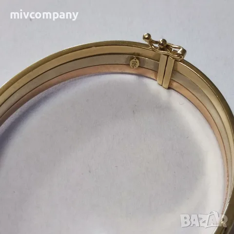 Златна гривна 12.16гр. Cartier, снимка 6 - Гривни - 55303735