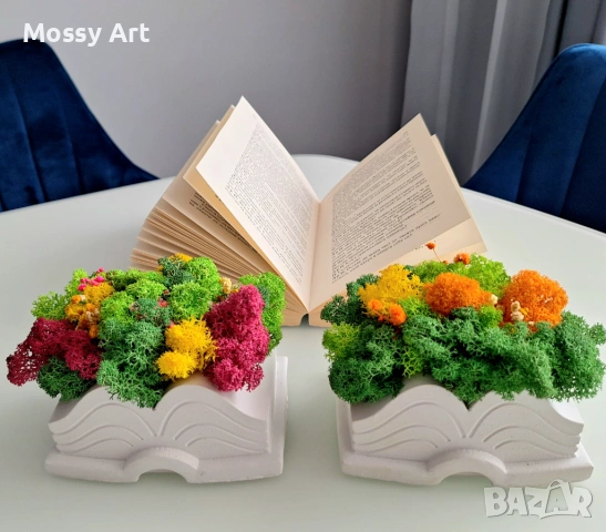 За завършване на учебната година -Декорации със скандинавски мъх, снимка 8 - Декорация за дома - 54223641