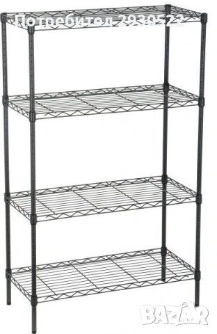 Стелаж металически на 4 нива за магазин или склад 