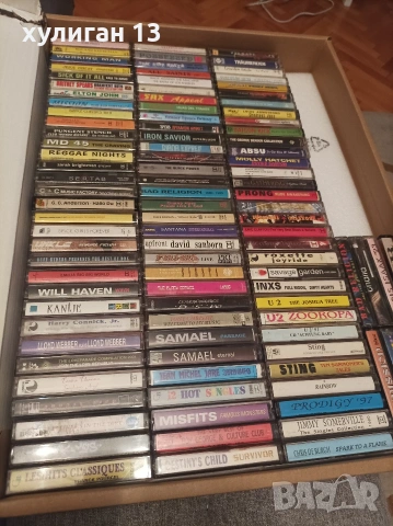 продавам лот от 104 аудио касетки