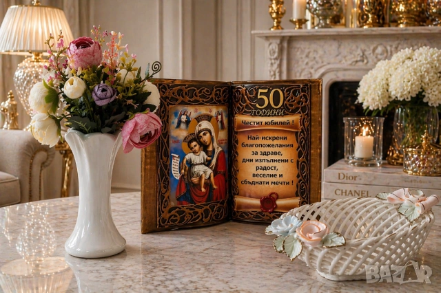 Оригинален подарък за 60 годишен юбилей , снимка 6 - Подаръци за юбилей - 30216420