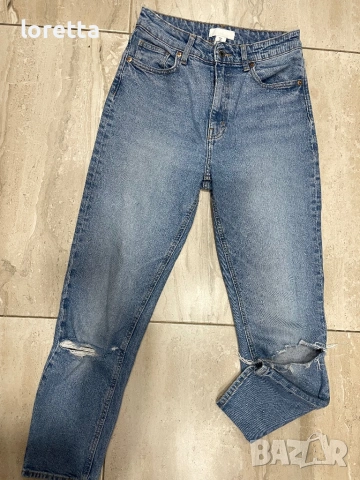 Дънки с висока талия H&M 