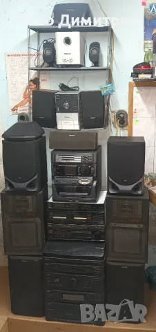 Аудио системи SONY - PANASONIC - AIWA- PHILIPS -JVC - SHARP - TECHNICS , снимка 4 - Аудиосистеми - 51622720