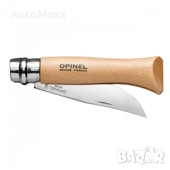 Сгъваем нож Opinel №9 Inox, острие 9 см, бук, 001083, OPINEL, снимка 2 - Ножове - 55122059