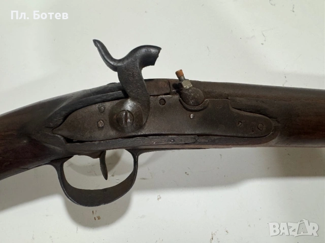 Стара капсулна едноцевна пушка, снимка 3 - Антикварни и старинни предмети - 54126295