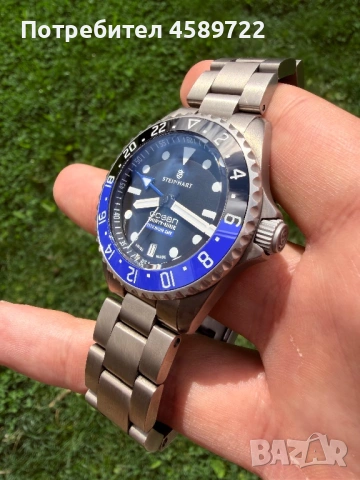 Steinhart Ocean Thirty-Nine Titanium GMT , снимка 3 - Мъжки - 54692506