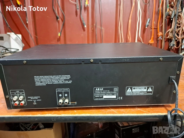 Продава се двукасетен дек Akai DX-W1100., снимка 7 - Декове - 54457808