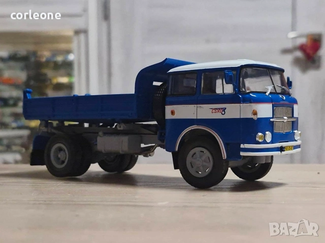 Skoda 706 RTS самосвал 1971 - мащаб 1:43 на DeAgostini моделът е нов в блистер, снимка 6 - Колекции - 55016587