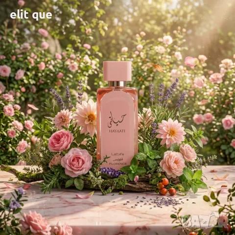 Lattafa Hayaati Florence EDP 100 мл , снимка 5 - Дамски парфюми - 55337484