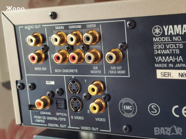 ⏯️Клип. Yamaha DVD-S2300 real DSD, снимка 10 - Ресийвъри, усилватели, смесителни пултове - 54793596