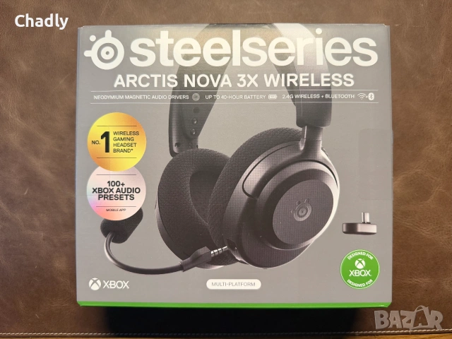 SteelSeries Arctis Nova 3X Wireless + Wicked Cushions Ъпгрейди