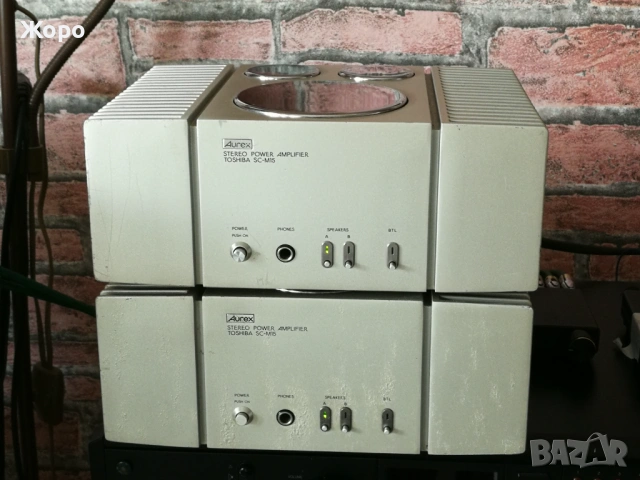 ⏯️ 2xAurex SC-M15 2x100W / 4x50W Class A-AB, снимка 4 - Ресийвъри, усилватели, смесителни пултове - 49177259