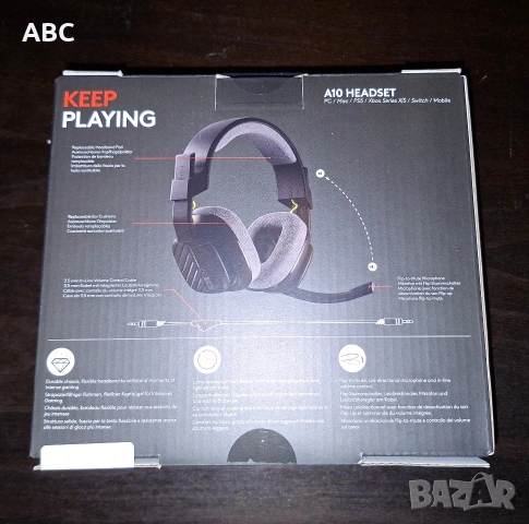 Слушалки - Logitech Astro A10, снимка 2 - Слушалки за компютър - 54983448