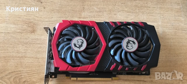MSI GeForce GTX 1050 Ti Gaming X 4GB, снимка 2 - Видеокарти - 54901714