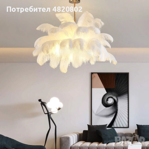 Feathra – висяща лампа с пера