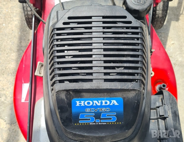 Самоходна бензинова косачка GUTBROD с оригинален двигател HONDA 5.5 HP, снимка 2 - Градинска техника - 54579632