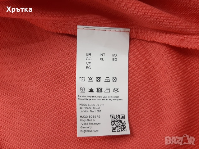 Hugo Boss Paddy Pro - Оригинална мъжка тениска с яка р-р XL, снимка 9 - Тениски - 54151765