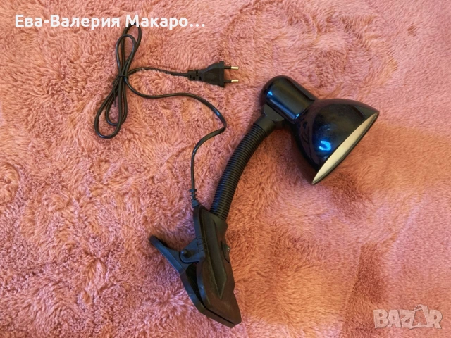 Лампа с фасунга E27, с щипка 