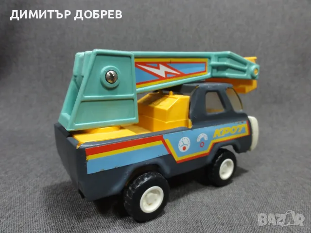 СТАРА РЕТРО СОЦ СССР МЕТАЛНА ИГРАЧКА КАМИОН КРОТ, снимка 4 - Колекции - 55530443