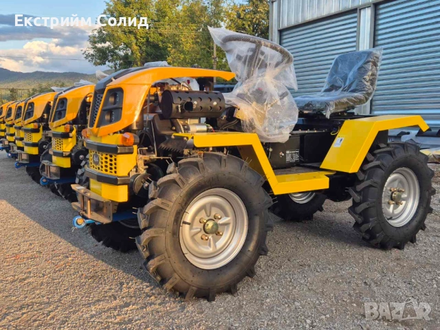 НОВ Мини Трактор - 18 кс - Дизел - 4x4 - Гаранция - чупеща база, снимка 17 - Селскостопанска техника - 51426837