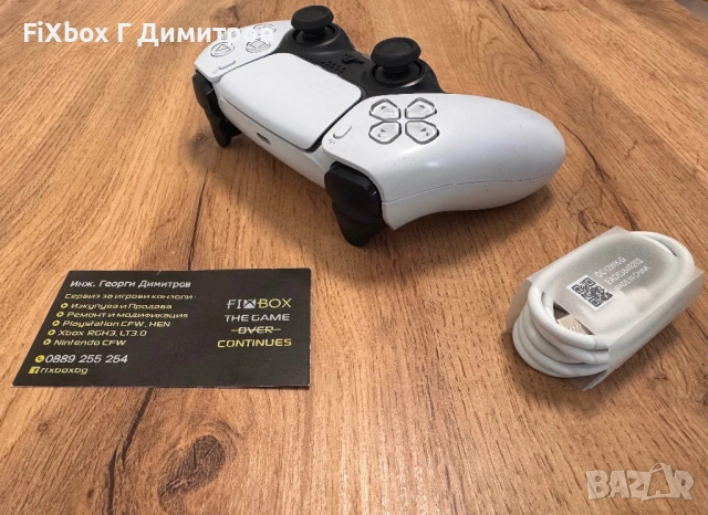TMR - Hall Effect PS5 DualSense контролер с гаранция, снимка 7 - Аксесоари - 54237769