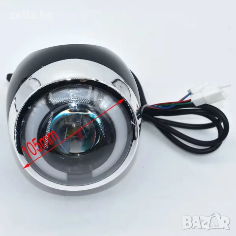 LED фар за електрически скутер Citycoco Harley 60V с LCD дисплей и контактен ключ – Максимална 10422, снимка 8 - Друга електроника - 54694613