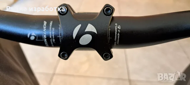 bontrager rhythm comp кормило и лапа за планински велосипед trek мтб колело байк бар алуминий 6061, снимка 4 - Части за велосипеди - 55596142