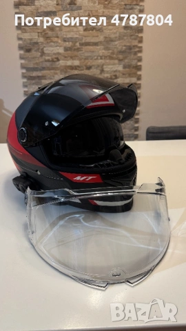 Мото каска MT Braker Chento  SV L-размер , снимка 2 - Аксесоари и консумативи - 54093396