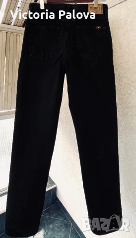 Vintage унисекс дънки Mustang Michigan Jeans / 90s Loose Straight Denim / Heavy Dark Wash, снимка 8 - Дънки - 54569574