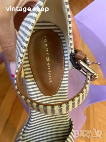Сандали на платформа Tommy Hilfiger, размер 38, снимка 4 - Сандали - 54494453