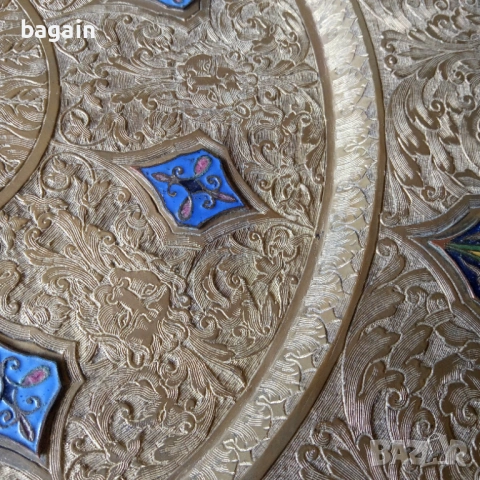 Голям поднос., снимка 3 - Антикварни и старинни предмети - 54592827