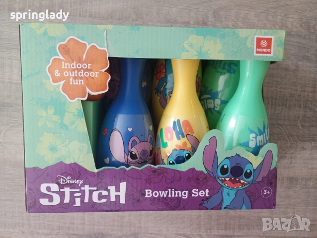Детски комплект Disney Stitch боулинг и топка, снимка 2 - Други - 54896223