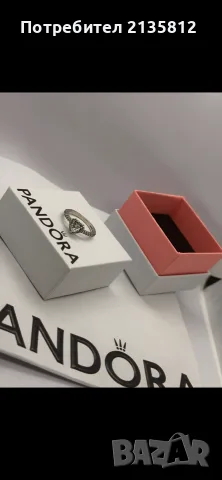 Пандора пръстен Pandora , снимка 4 - Колиета, медальони, синджири - 55314240