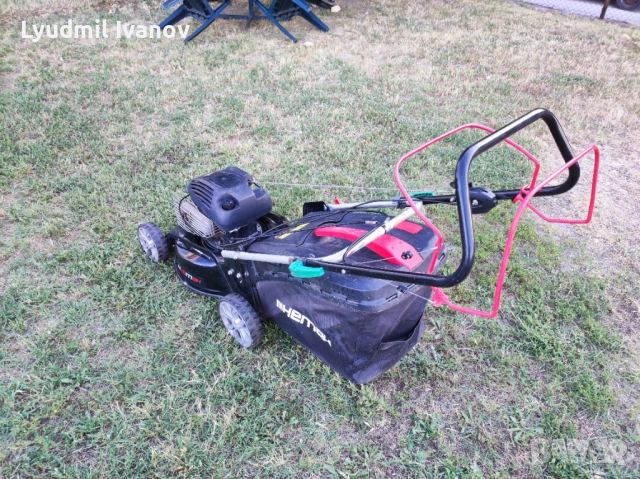 Бензинова самоходна косачка с кош Hemak BriggsStratton 146cc 3кс 4t 46см 27кг 2021г, снимка 4 - Градинска техника - 54854887