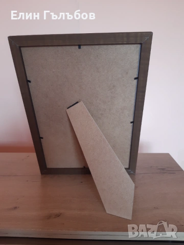 Портрет на Тодор Живков, 25/35 см. в дървена рамка, снимка 5 - Антикварни и старинни предмети - 54157865