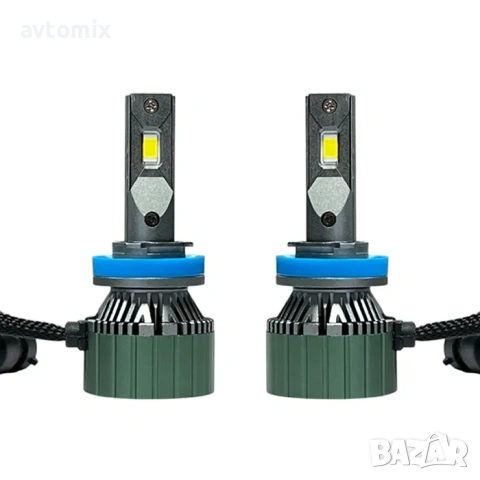 Диодни крушки M9 PRO HB3 9-60W 2БР/К-Т, снимка 2 - Аксесоари и консумативи - 54353322