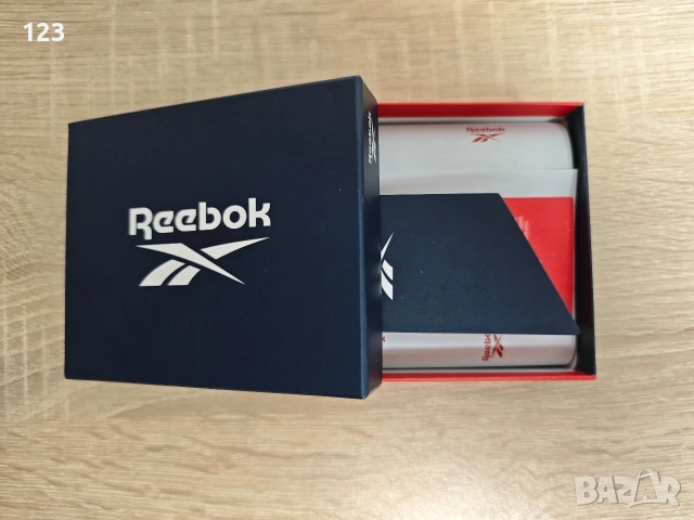 Ново Мъжко пормоне/портфейл Reebok rfid естествена кожа Genuine Leather